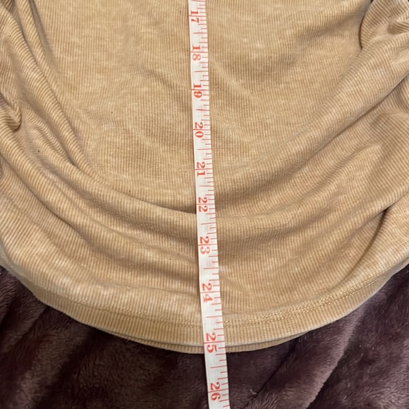 CHASER - beige muscle tank top with ruched detail size small - Picture 11 of 14